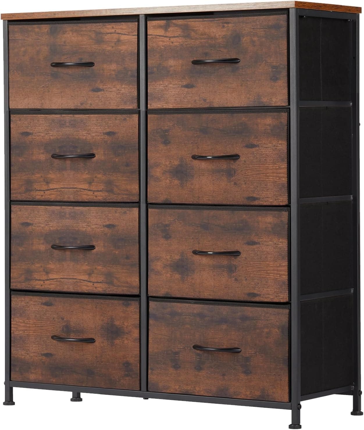 Sweetcrispy Dresser with 8 Drawers, Large Storage Tower